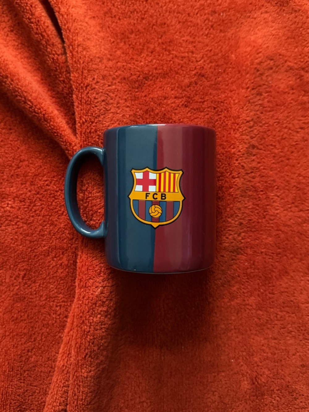 FCB FC Barcelona Colorblock Coffee Mug